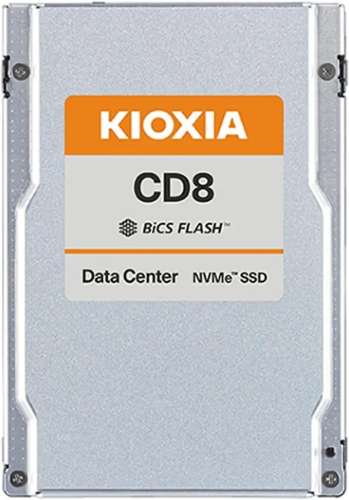 SSD накопитель Toshiba Kioxia CD8-R 15.36ТБ, 2.5", PCIe 4.0 x4,  NVMe,  PCIe [kcd8xrug15t3]